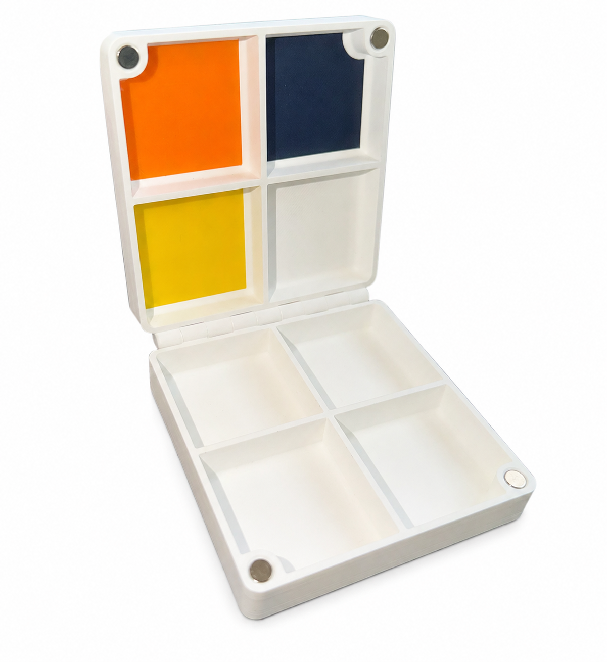 magnetic screw organizer box open vew
